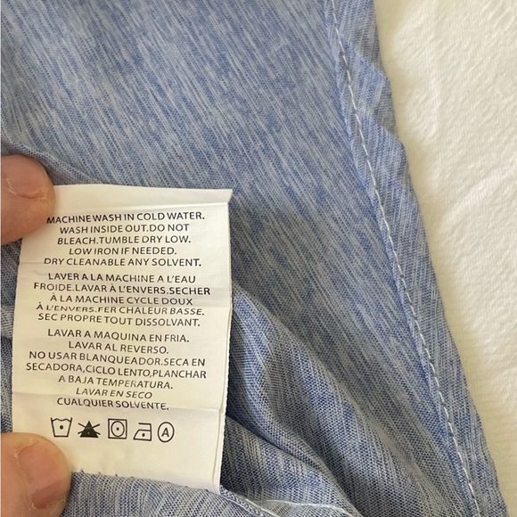 Molokai Surf Club Men’s Size 2X gray button down short sleeve shirt - Picture 7 of 9